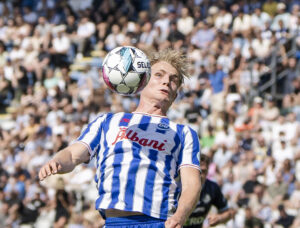 OBs Max Fenger under 3F Superliga-kampen mellem OB og Randers FC på Nature Energy Park i Odense, søndag den 19. maj 2024.. (Foto: Mads Claus Rasmussen/Ritzau Scanpix)