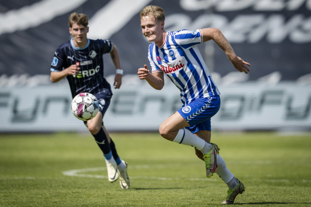 OBs Max Fenger under 3F Superliga-kampen mellem OB og Randers FC på Nature Energy Park i Odense