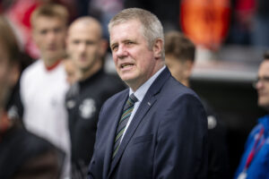 Silkeborg IFs cheftræner Kent Nielsen før Oddset Pokalfinalen mellem Silkeborg IF og AGF i Parken i København, torsdag den 9. maj 2024.