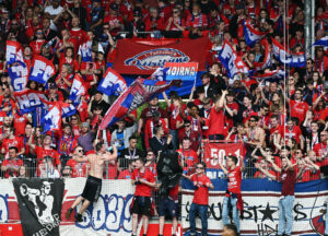 Heidenheims fans jubler.