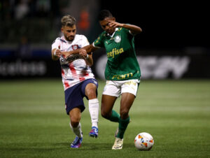 Luis Guilherme i kamp for Palmeiras.