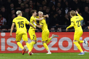 Albert Grønbæk i kamp for Bodø/Glimt.