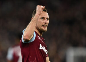 Vladimir Coufal under kampen mellem West Ham United og SC Freiburg i Europa League.
