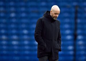 Erik ten Hag før Manchester Uniteds kamp imod Chelsea.