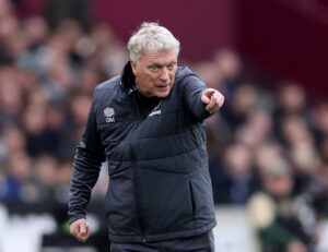 David Moyes under West Hams kamp mod Liverpool.