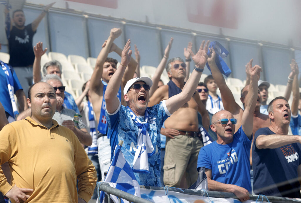 Como-fans under Serie B-kampen mod Modena