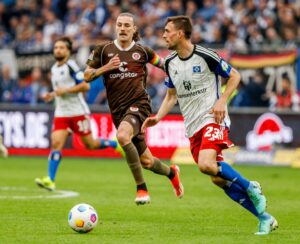 Hamburger SV mod St. Pauli i 2. Bundesligaen.