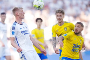 Daniel Wass i kamp for Brøndby IF.