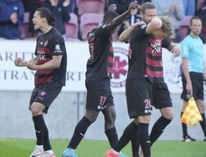 FCM's spillere jubler efter sejr