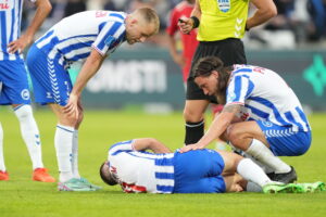 Superligaopgøret mellem OB og Lyngby Boldklub på Nature Energy Park.