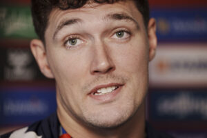 Andreas Christensen under den danske landsholdslejr i tyske Freudenstadt under EM 2024.