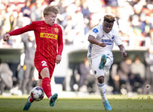 Akinkunmi Amoo i kamp for F.C. København.