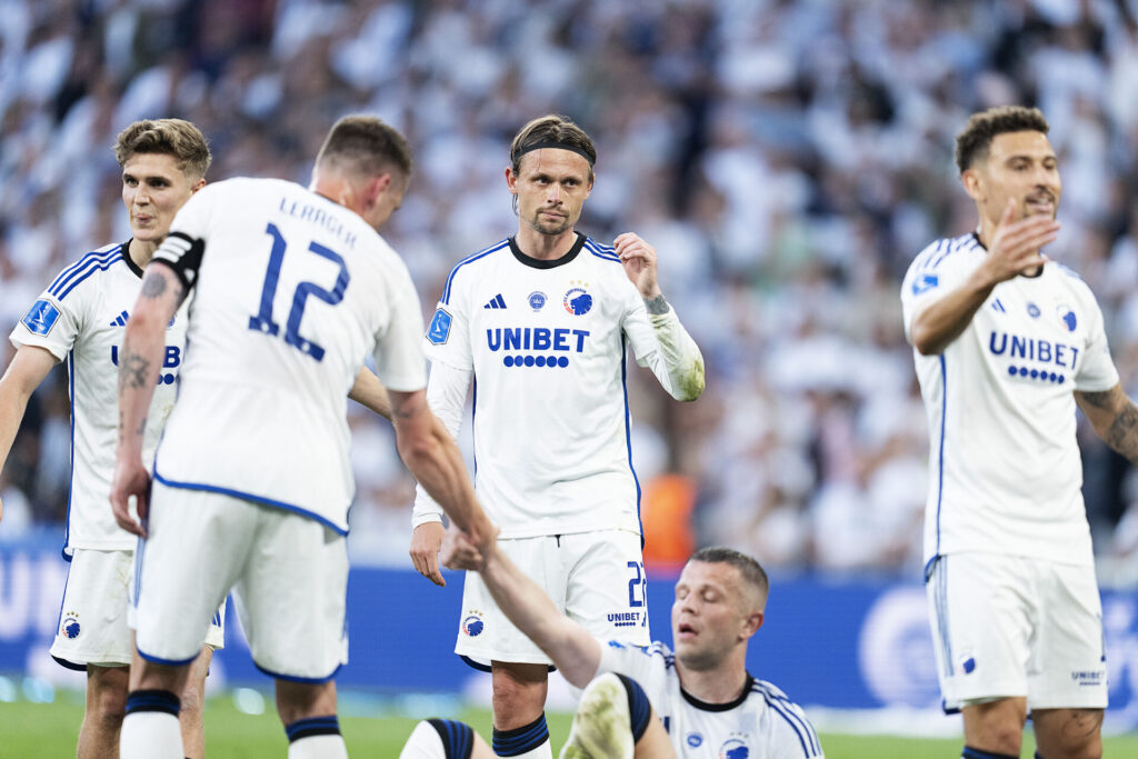 Peter Ankersen i sin sidste kamp som F.C. København-spiller.