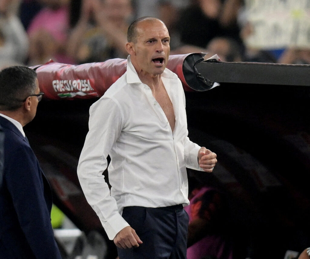 Allegri var rasende for Juventus.