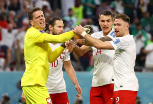 Szczesny i aktion for Polen.