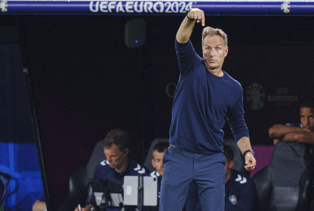 Landstræner Kasper Hjulmand under ottendedelsfinalen mellem Tyskland - Danmark på BVB Stadion Dortmund, lørdag den 28 juni 2024.