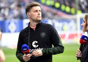 Fabian Hurzeler efter St. Paulis kamp mod Hamburger SV