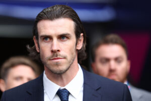 Gareth Bale inden Champions League-finalen imellem Real Madrid og Borussia Dortmund.