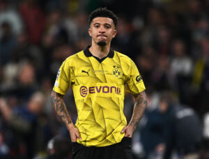Jadon Sancho efter Champions League-finalen mellem Dortmund og Real Madrid.