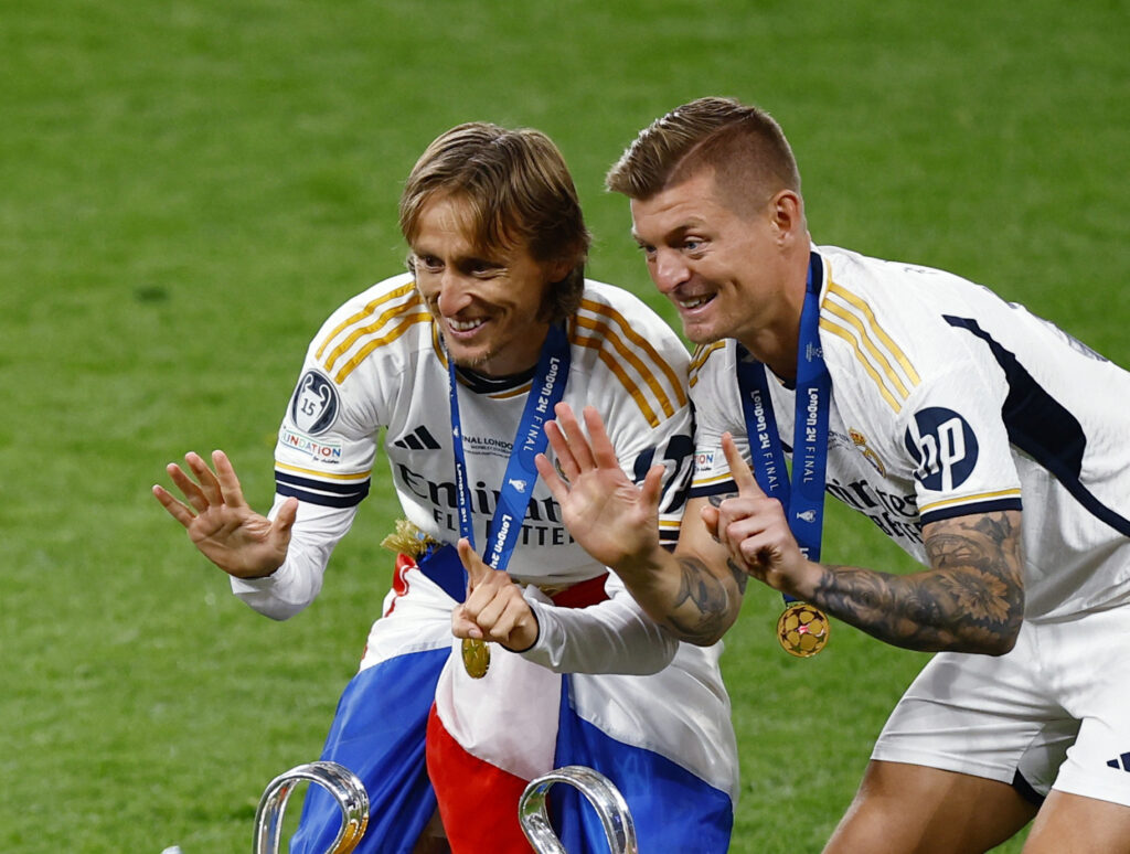 Toni Kroos og Luka Modric fra Real Madrid