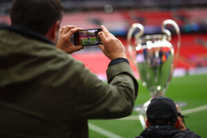 Champions League trofæet.