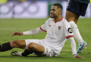 Youssef En-Nesyri i kamp for Sevilla FC.