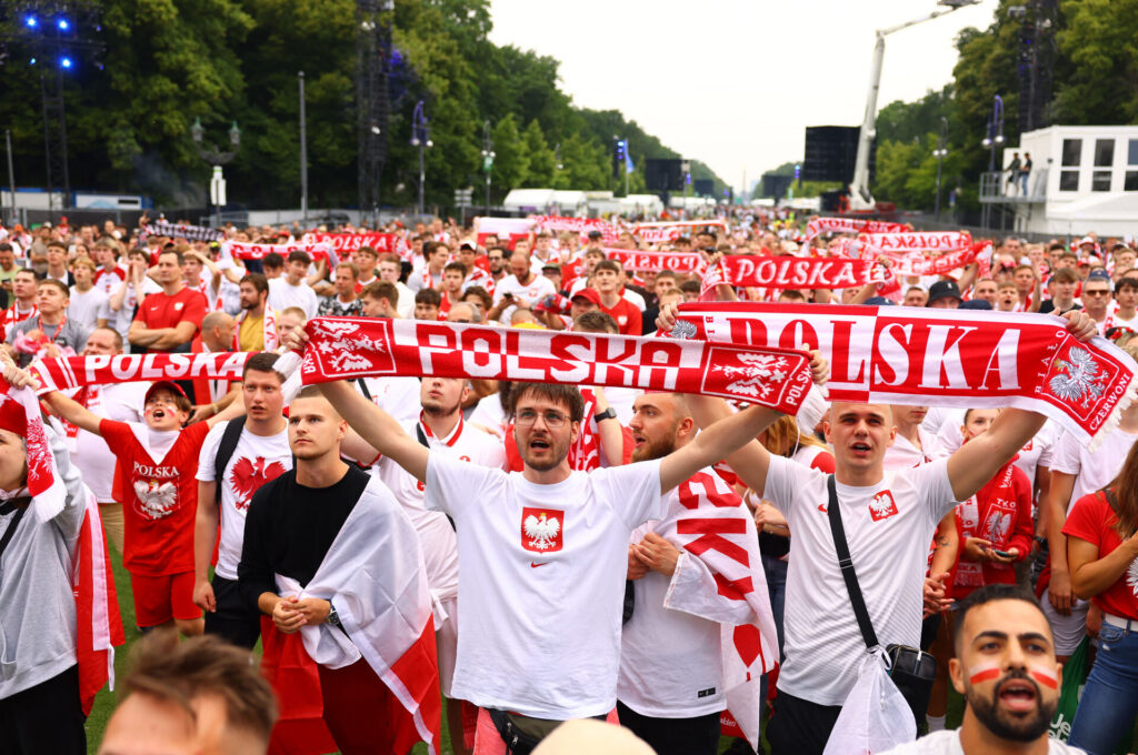De polske fans gør klar til EM-brag mod Østrig