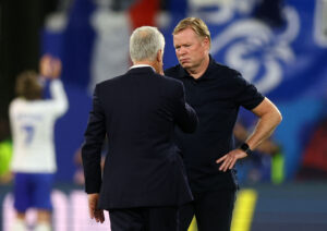 Ronald Koeman takker Didier Deschamps for kampen mellem Holland og Frankrig ved EM.