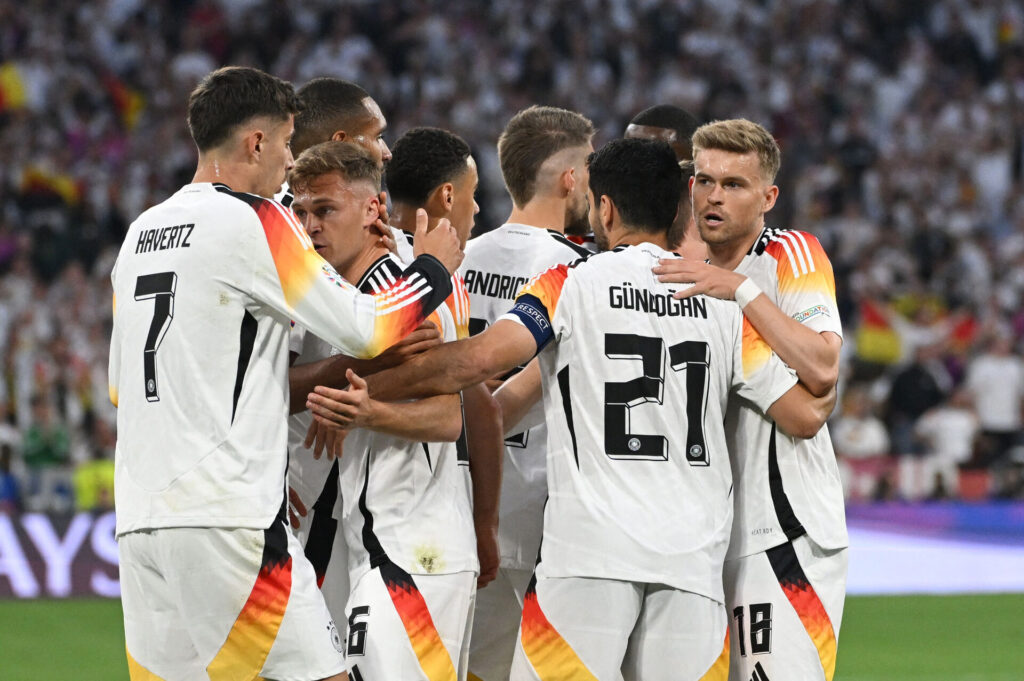 Tyskland har lige bragt sig foran med 1-0 på hjemmebane ved EM 2024