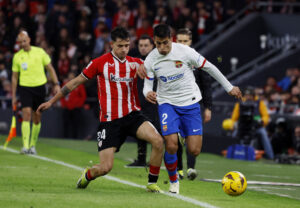 Benat Prados i kamp for Atheltic Club i Bilbao