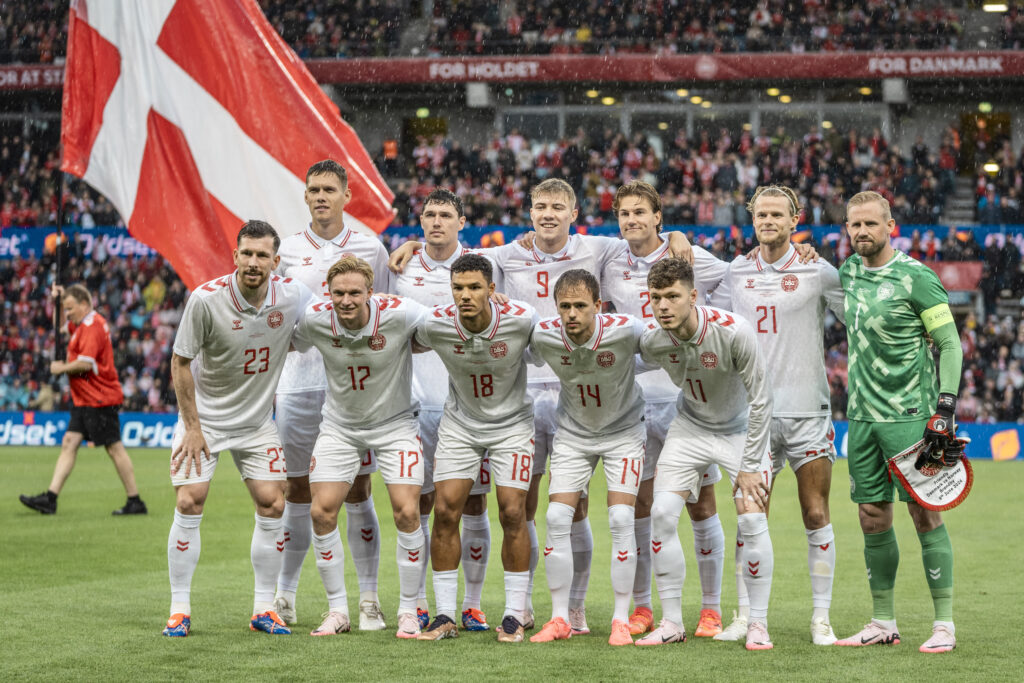 Testlandskampen mellem Danmark og Norge på Brøndby Stadion lørdag den 8. juni 2024.