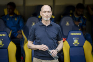 Jesper Sørensen under Brøndby IF's kamp mod AGF.