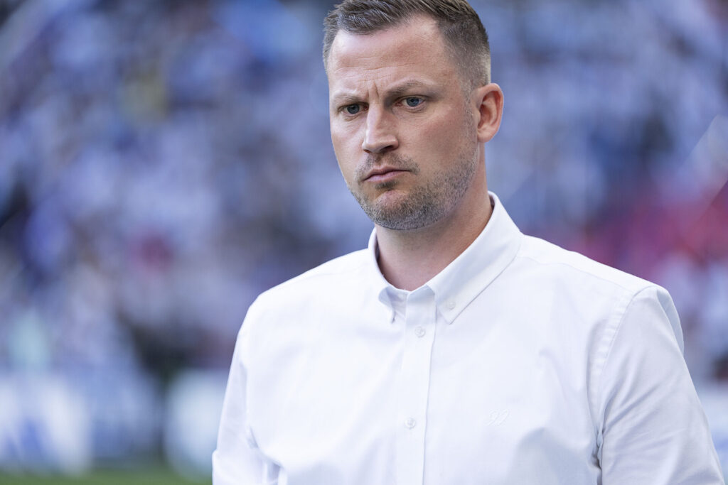 Jacob Neestrup under kampen mellem F.C. København og Randers FC.