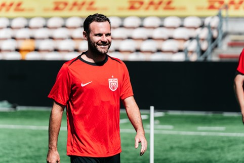 Juan Mata træner med i FC Nordsjælland