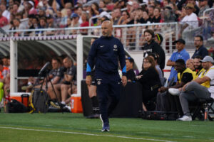 Enzo Maresca for Chelsea under træningslejr i USA.
