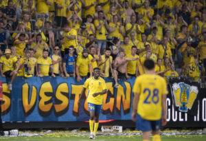 Med to sene mål sikrer Brøndbys Emmanuel Yeboah uafgjort 3-3 i superligakampen mellem Viborg FF og Brøndby IF på Energi Viborg Arena søndag den 21. juli 2024