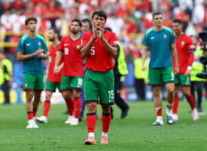 Joao Neves for Portugal ved EM 2024.