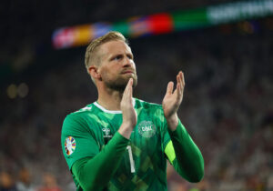 Kasper Schmeichel efter Danmarks EM-exit til Tyskland.
