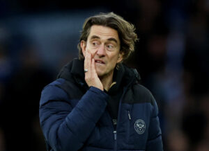 Thomas Frank med bekymret miner for Brentford