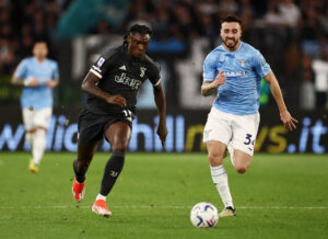 Moise Kean for Juventus imod Lazio i Serie A
