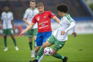 Superligakampen mellem Hvidovre IF og Viborg FF på Pro Ventilation Arena i Hvidovre søndag den 5. maj 2024. Hvidovres Marc Nielsen.
