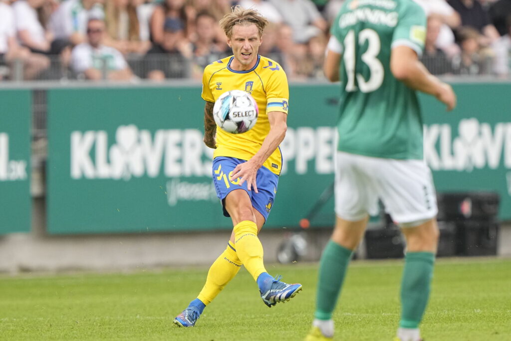Daniel Wass under Brøndby IF's kamp mod Viborg FF.