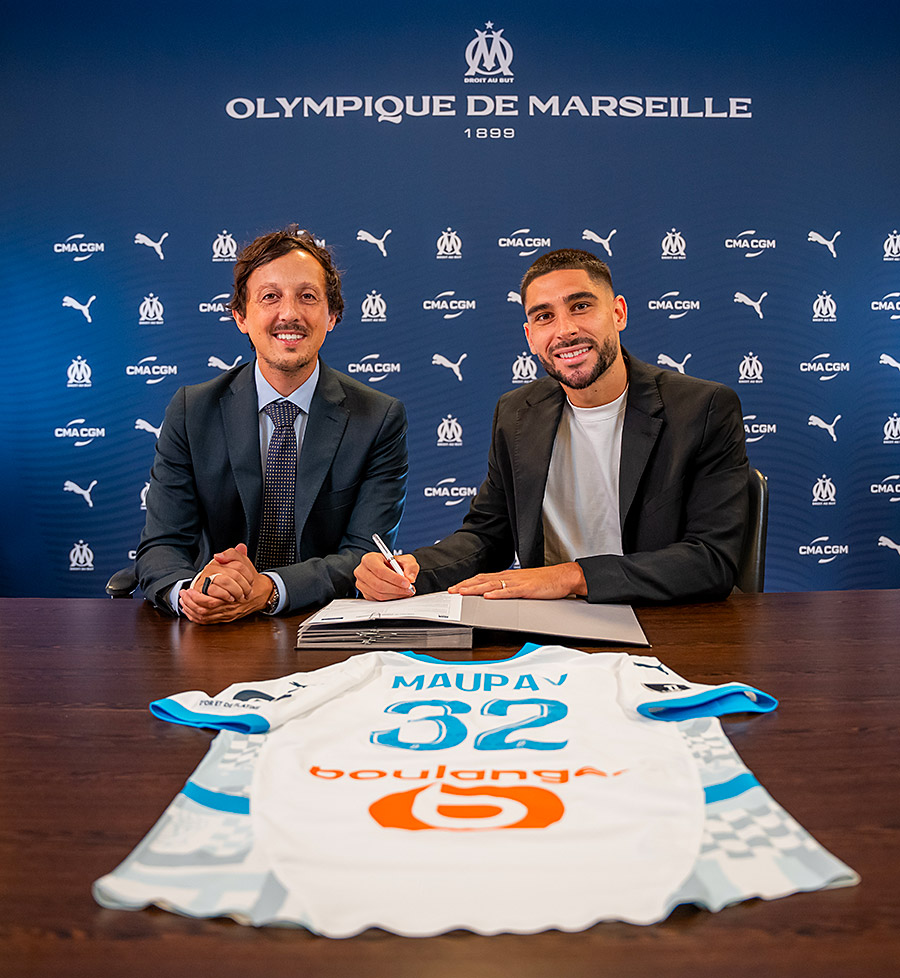 Maupay underskriver aftale i Marseille