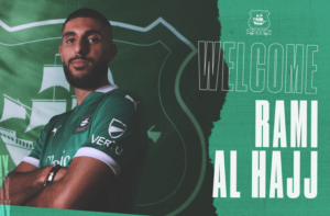 Rami Al Hajj præsenteres i Plymouth Argyle.