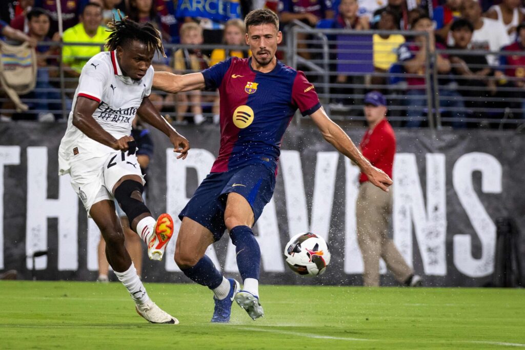 Clément Lenglet i aktion for Barca på deres ‘preseason-tour’ til USA.