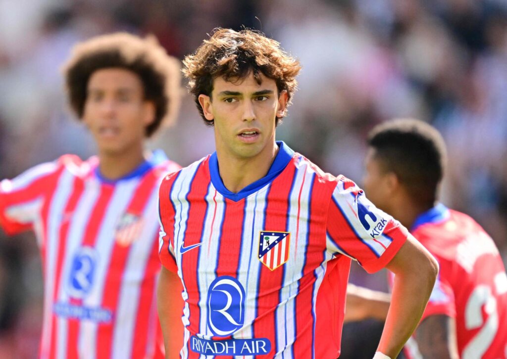 Joao Felix i kamp for Atletico Madrid.