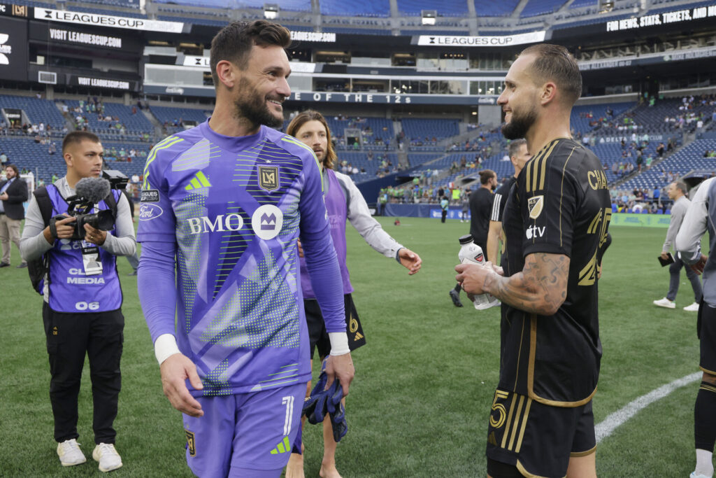 Hugo Lloris efter en kamp i målet for Los Angeles FC.