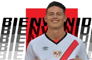 Colombianske James Rodriguez skifter til spanske Rayo Vallecano.