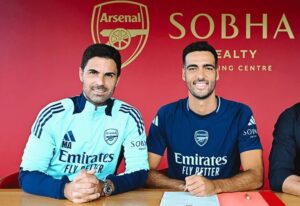 Mikel Merino bliver præsenteret i Arsenal