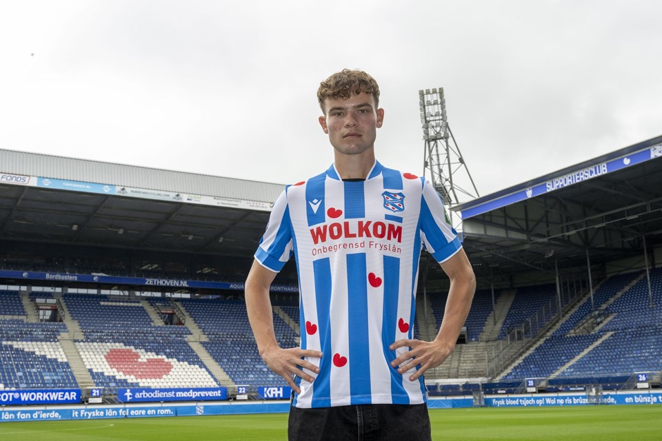 Jacob Trenskow er blevet præsenteret som ny spiller i Heerenveen.